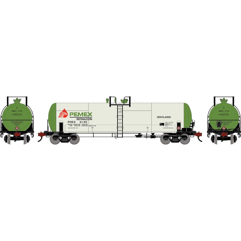 Athearn HO ATH RTC 20,900 Gallon Acid Tank Car, PMEX #2130
