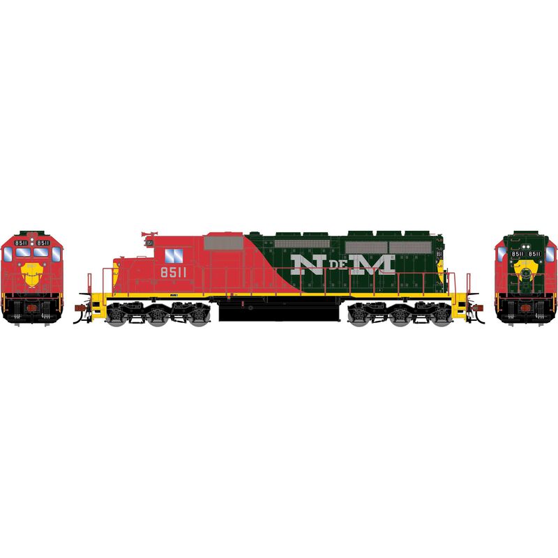 HO ATH SD40 Locomotive w/DCC & Sound, NdeM #8511