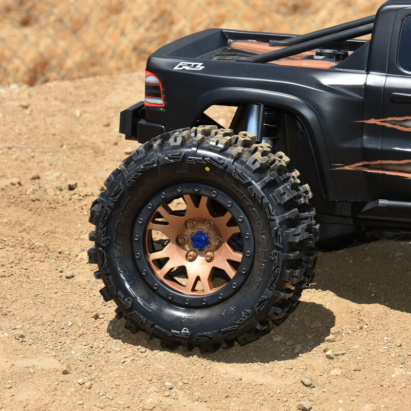 Limited Edition Trencher Pro-Loc F/R Mounted 24mm Bronze/Black Impulse (2): X-MAXX