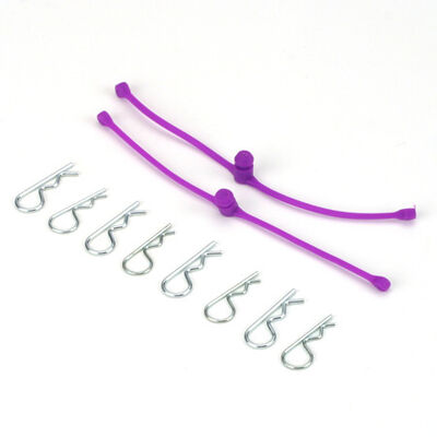 Body Klip Retainers, Purple (2) Body Klip Retainers, Purple (2)