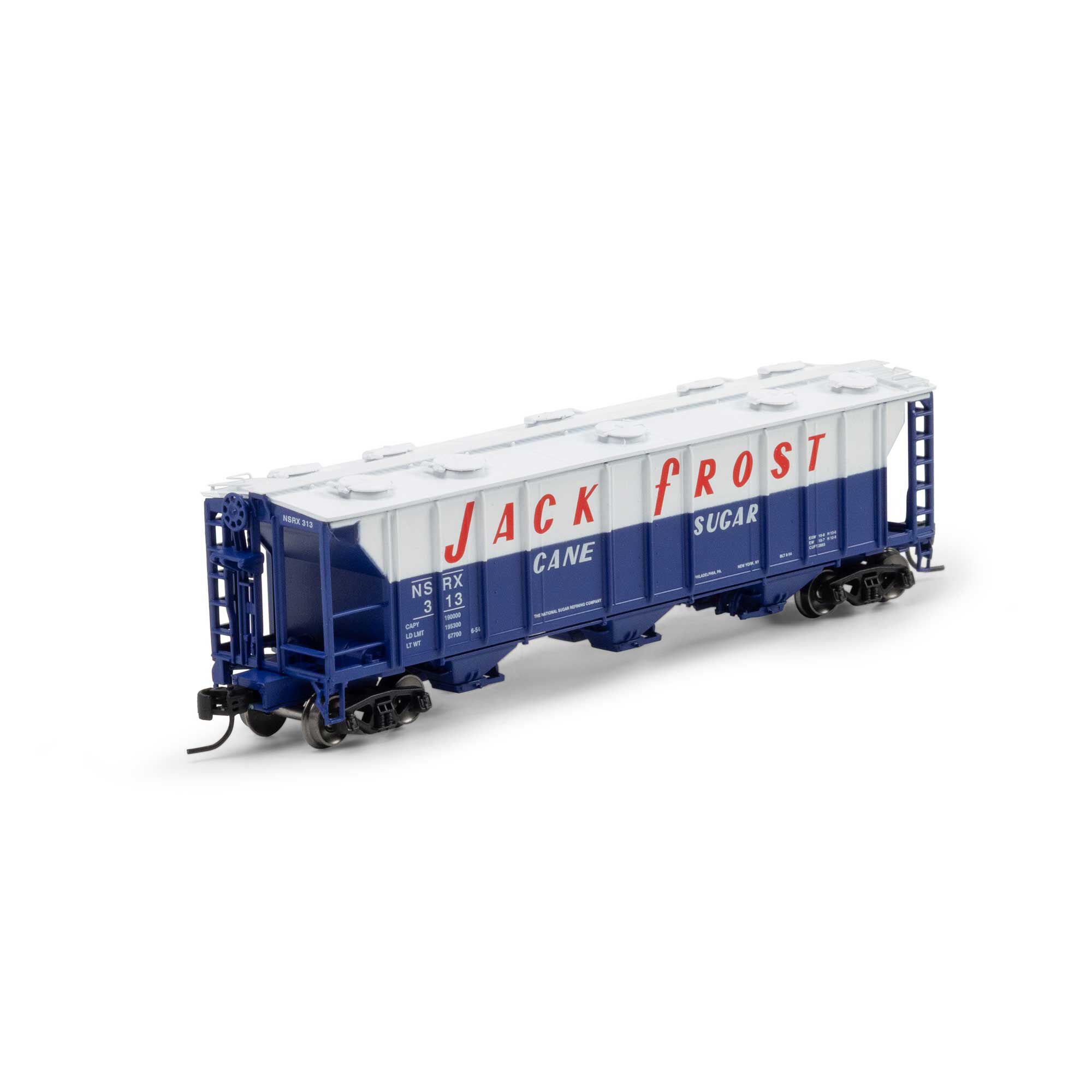 Athearn Athearn N PS-2 2893 3-Bay Covered Hopper, NSRX #311