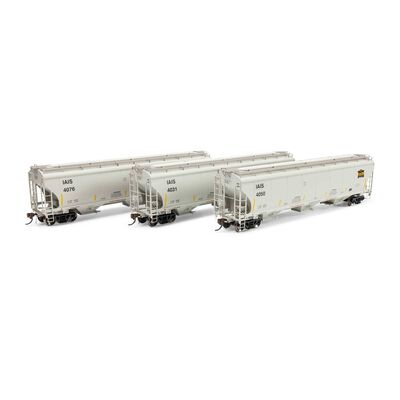HO GEN Trinity 5161 Covered Hopper, IAIS #4031/4050/4076 (3) HO GEN Trinity 5161 Covered Hopper, IAIS #4031/4050/4076 (3)