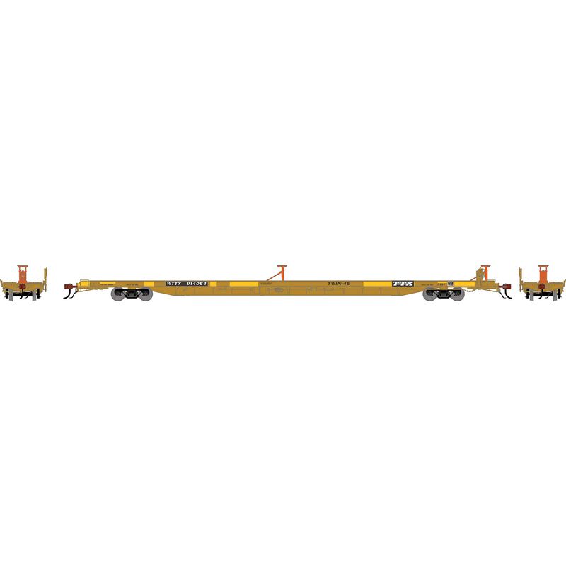 HO GEN F89-F Flat Car, WTTX 'Twin 45' #914054
