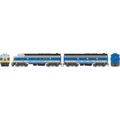 HO FP7/F7B Locomotive with DCC & Sound, EMD Demo #7001/7002 HO FP7/F7B Locomotive with DCC & Sound, EMD Demo #7001/7002