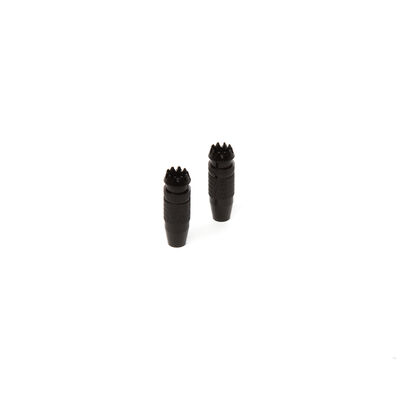 Gimbal Stick Ends 24mm Black (2): DX9 BE Gimbal Stick Ends 24mm Black (2): DX9 BE