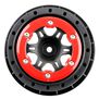 1/10 Split Six Rear 2.2"/3.0" 12mm Short Course Wheels (2) Red/Black