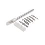 #1 Light Duty Aluminum Knife with 6 Assorted Blades