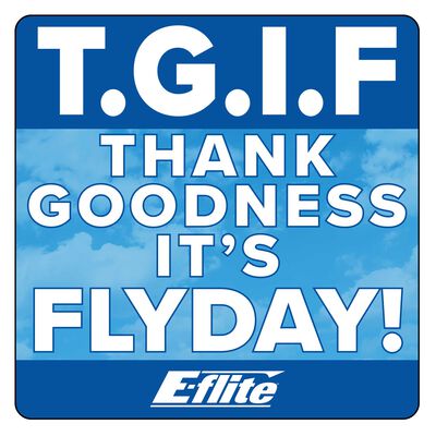 Eflite TGIF Sticker Eflite TGIF Sticker