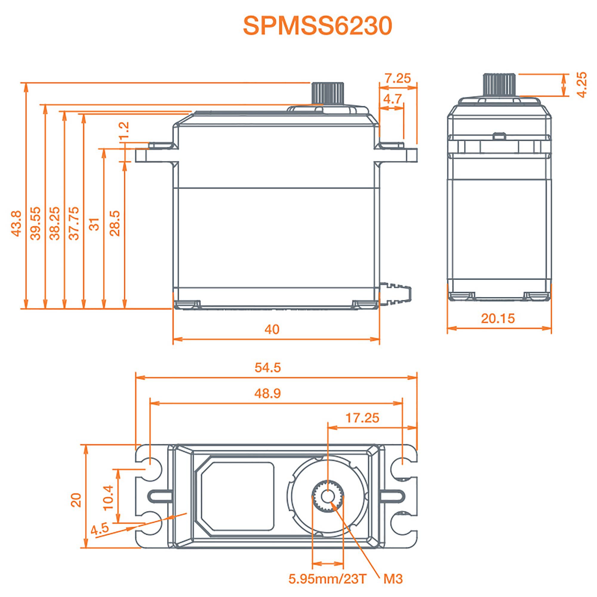 Spektrum S6230 Digital Surface Servo
