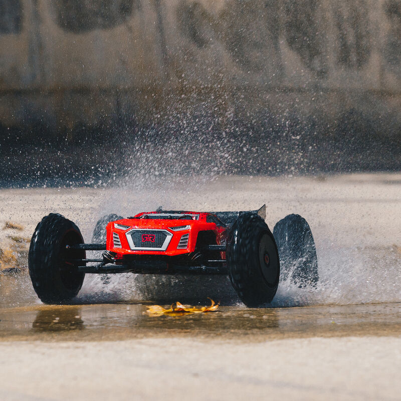 1/8 TALION 6S BLX 4WD Brushless Sport Performance Truggy with Spektrum RTR, Red/Black