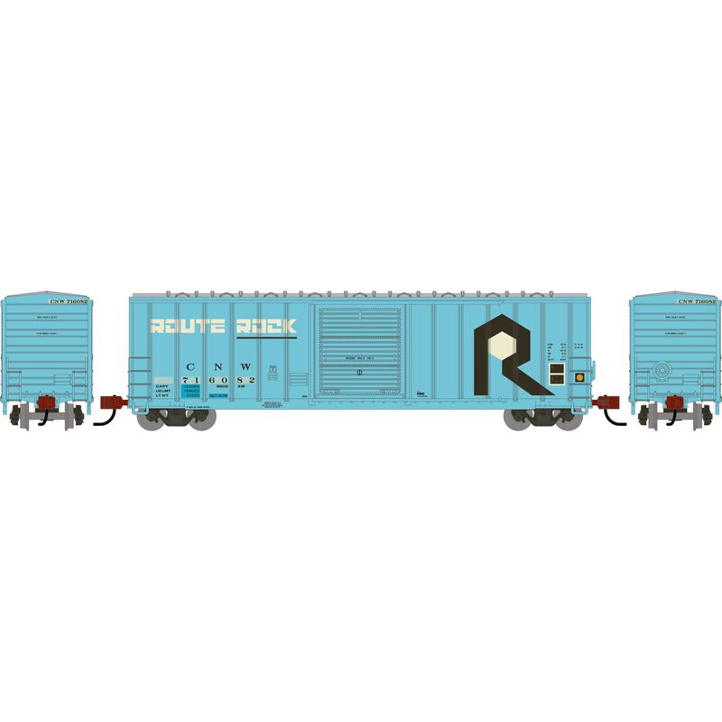 N ATH 50' FMC 5347 Single Door Box Car, Primed For Grime CNW #716082