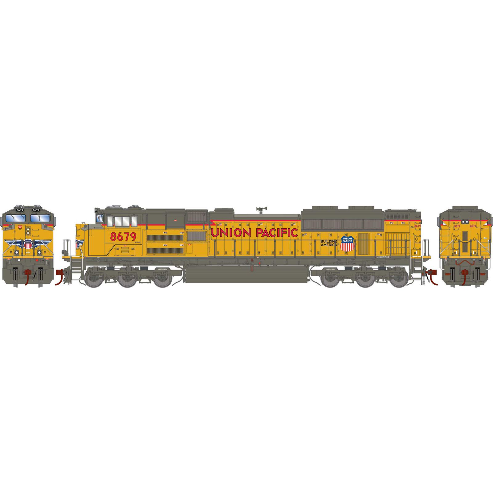 HO SD70ACe Locomotive with DCC & Sound, UP #8679