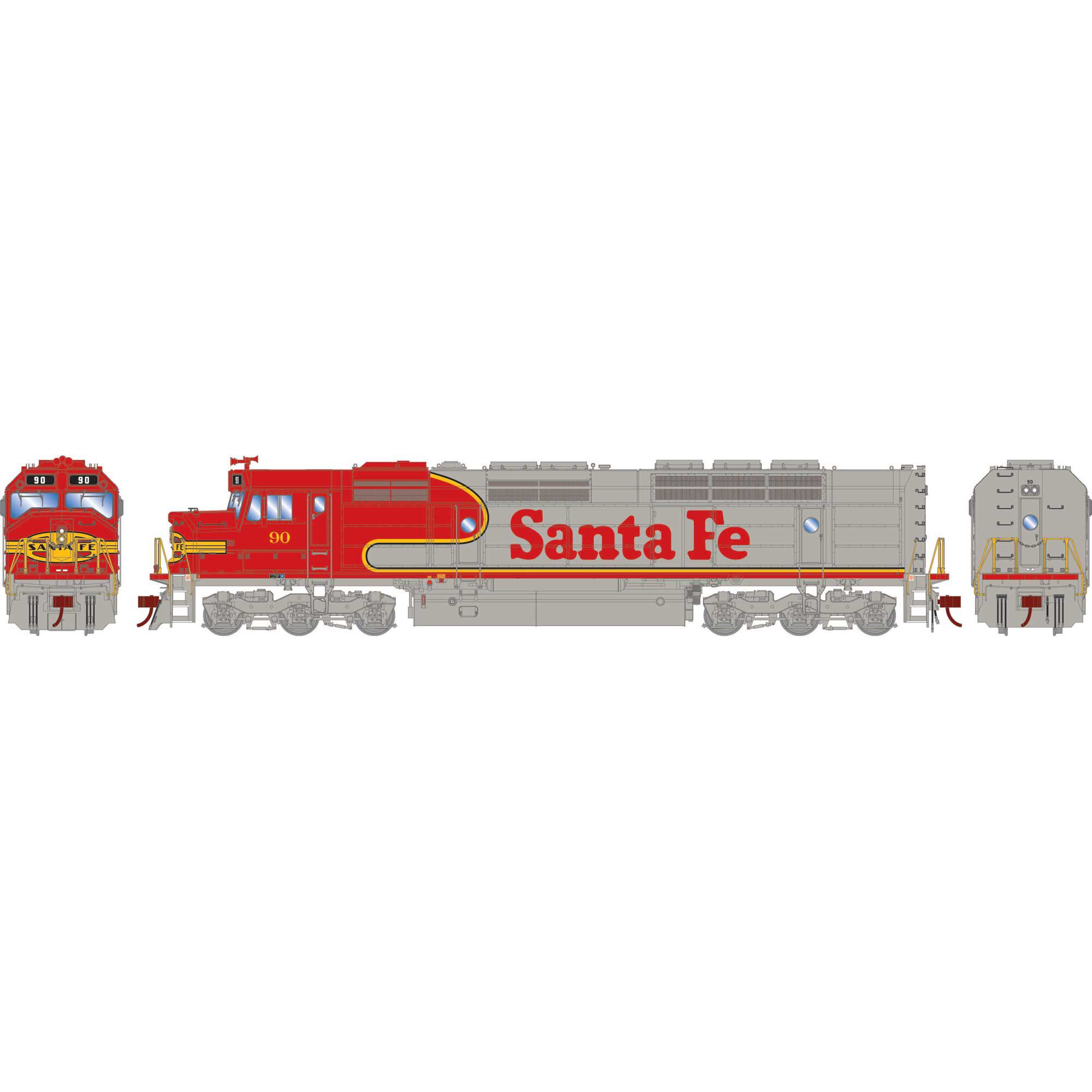 Athearn Athearn N FP45 Locomotive, ATSF #90 | Horizon Hobby