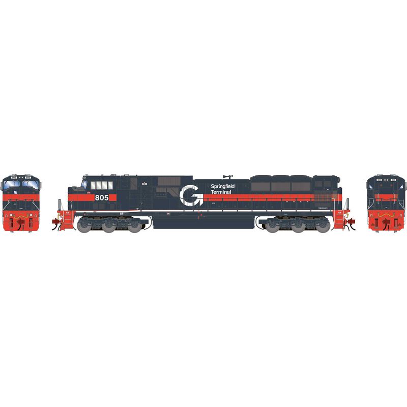 HO GEN SD80MAC Locomotive w/DCC & Sound, Legendary Liveries ST 'Guilford' #805