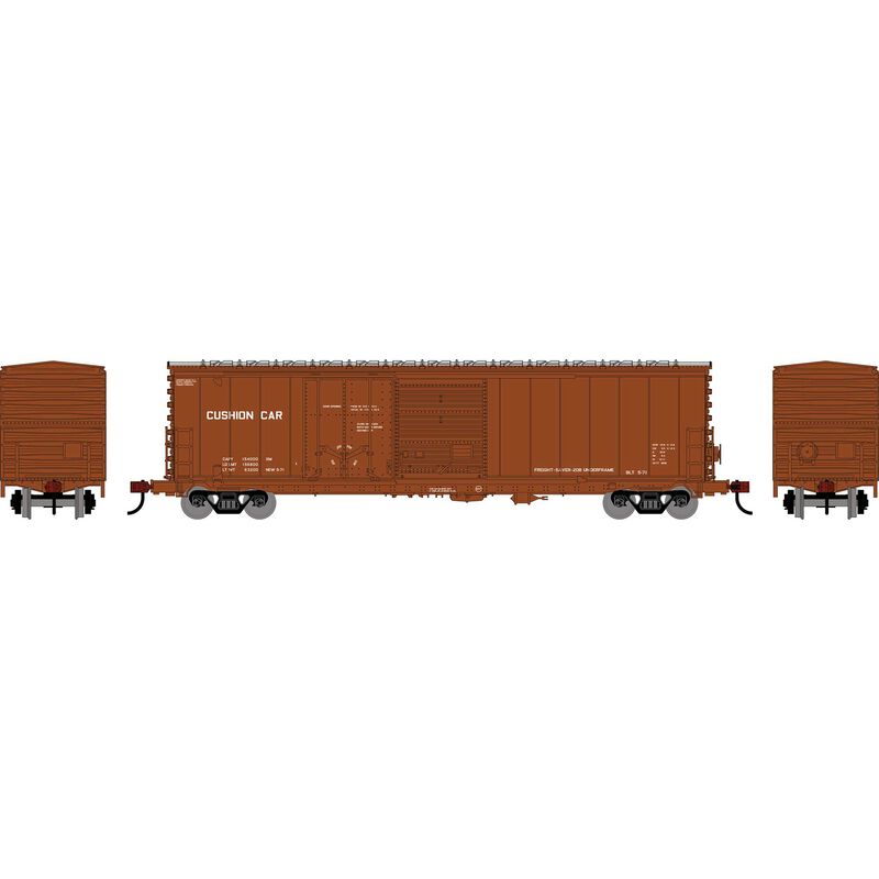 HO ATH 50' ACF Combination Door Box Car, Data Only Brown