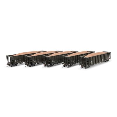 HO RTR 5-Bay Rapid Discharge Hopper CBNS (5) HO RTR 5-Bay Rapid Discharge Hopper CBNS (5)