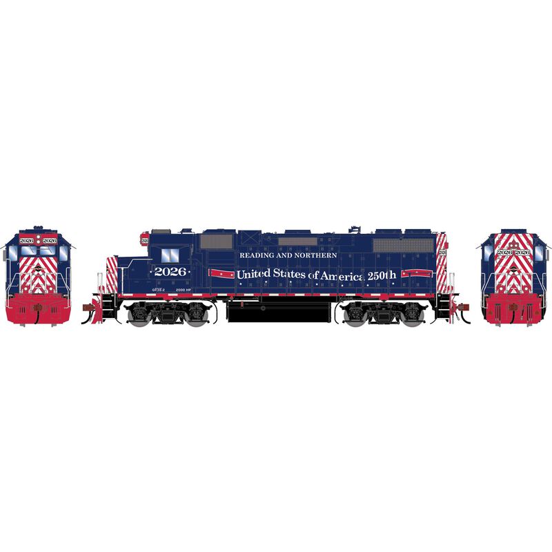 Athearn Genesis HO GEN GP38-2 Locomotive, RBMN '250th' #2026