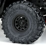 1/10 Keystone Front/Rear 1.55" 12mm Rock Crawler Wheels (2) Black