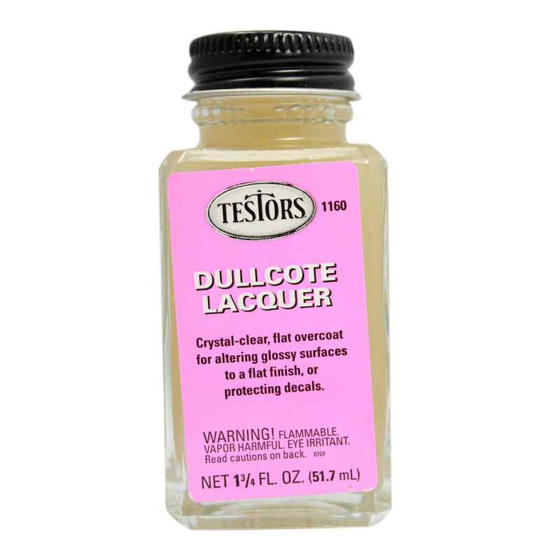 Gallery Pictures Testors Dullcote 1-3/4 oz Hobby and Model Lacquer