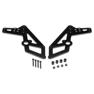 LMT rear shock tower, 2pc. Fits - #LOS241050 mounts to adapt, #0486 Ford Aerostar body LMT rear shock tower, 2pc. Fits - #LOS241050 mounts to adapt, #0486 Ford Aerostar body