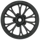 1/10 Pomona Drag Spec Front 2.2" 12mm Drag Wheels (2) Black