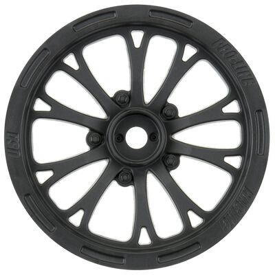 1/10 Pomona Drag Spec Front 2.2" 12mm Drag Wheels (2) Black 1/10 Pomona Drag Spec Front 2.2" 12mm Drag Wheels (2) Black