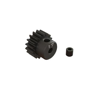 17T 0.8Mod 1/8" Bore CNC Steel Pinion Gear 17T 0.8Mod 1/8" Bore CNC Steel Pinion Gear
