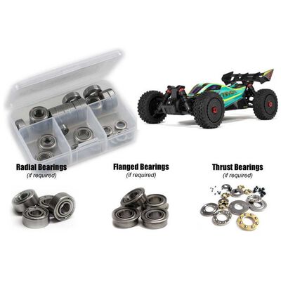 Metal Shielded Bearing Kit, 1/8 ARRMA Typhon 223S BLX Metal Shielded Bearing Kit, 1/8 ARRMA Typhon 223S BLX