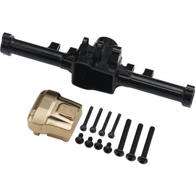 Rear Aluminum Axle Brass Cover: Traxxas TRX4-M Rear Aluminum Axle Brass Cover: Traxxas TRX4-M