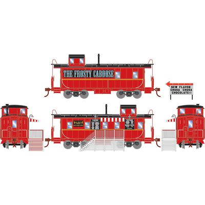 HO Concession Caboose, The Frosty Caboose HO Concession Caboose, The Frosty Caboose