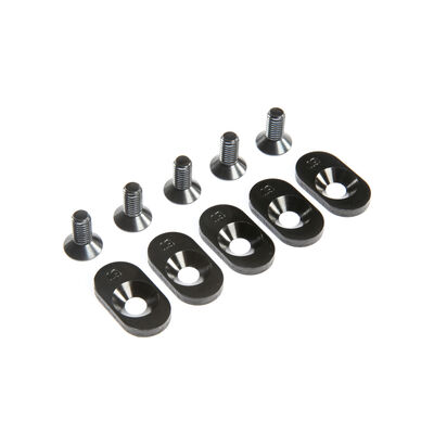 Engine Mount Insert and Screws 19T, Black (5): 5ive-T 2.0 (fits 62T spur) Engine Mount Insert and Screws 19T, Black (5): 5ive-T 2.0 (fits 62T spur)