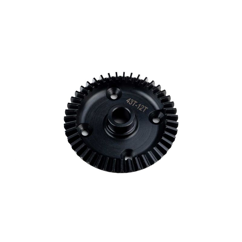 Losi Diff Ring Gear, Rear, 43/12T: 5IVE-TG 3.0