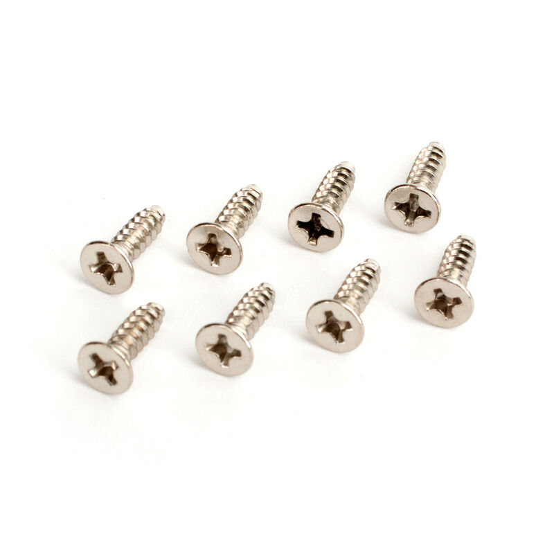 3X10mm Flat Head Tapping Screws (8) 3X10mm Flat Head Tapping Screws (8)