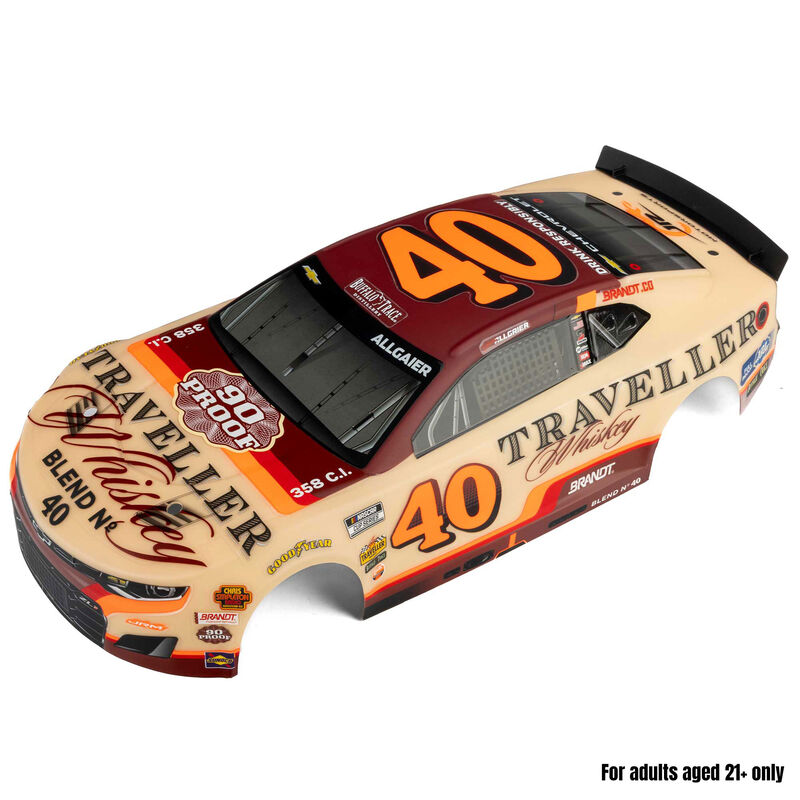 Losi Justin Allgaier #40 Travellers Whiskey 2026 Body: NASCAR GROM