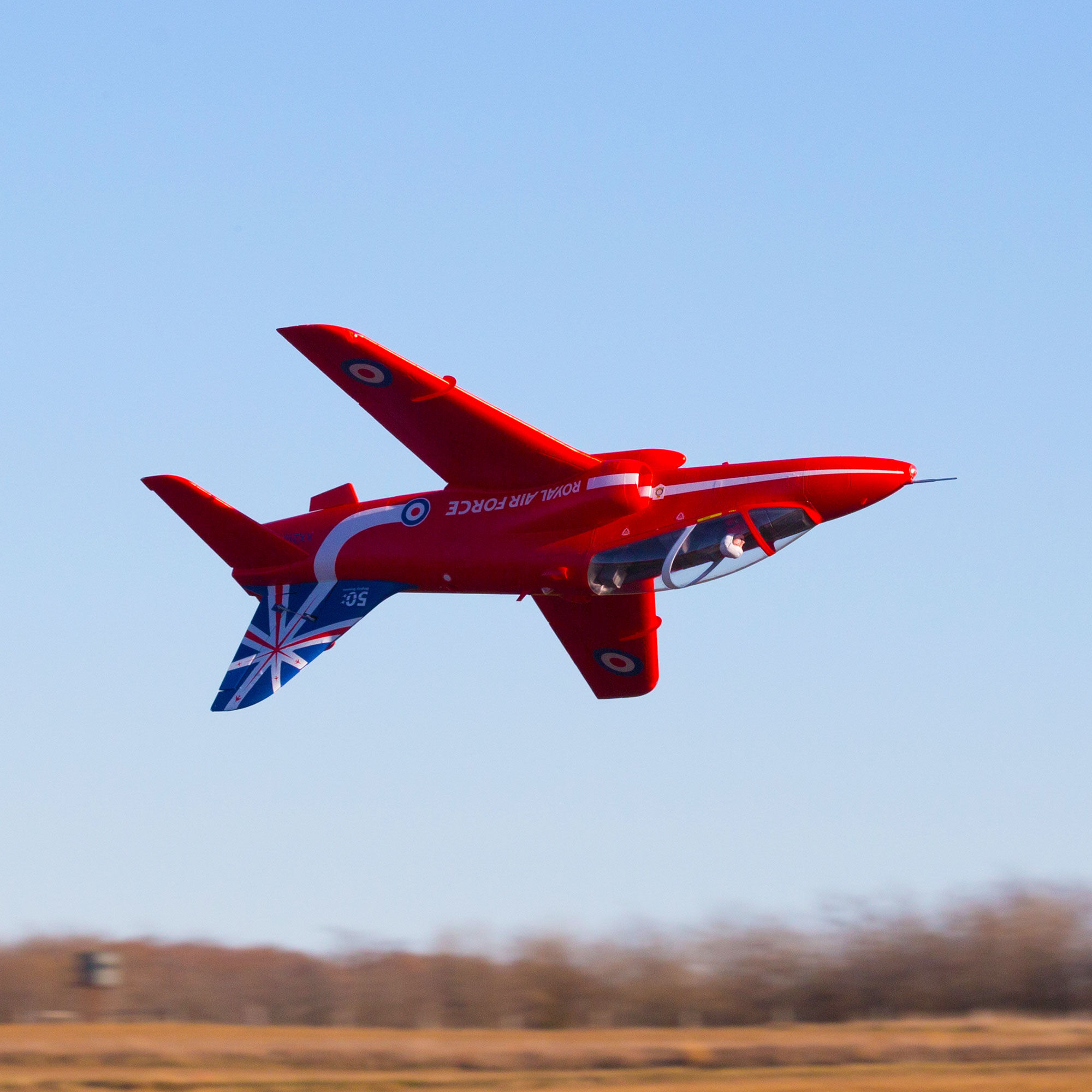 FMS BAE Hawk Red Arrow 80mm EDF Jet PNP 1042mm Horizon Hobby