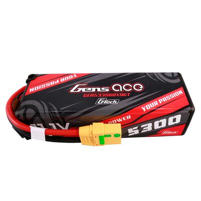 11.1V 5300mAh 3S 60C G-Tech Hardcase LiPo Battery: XT90 11.1V 5300mAh 3S 60C G-Tech Hardcase LiPo Battery: XT90