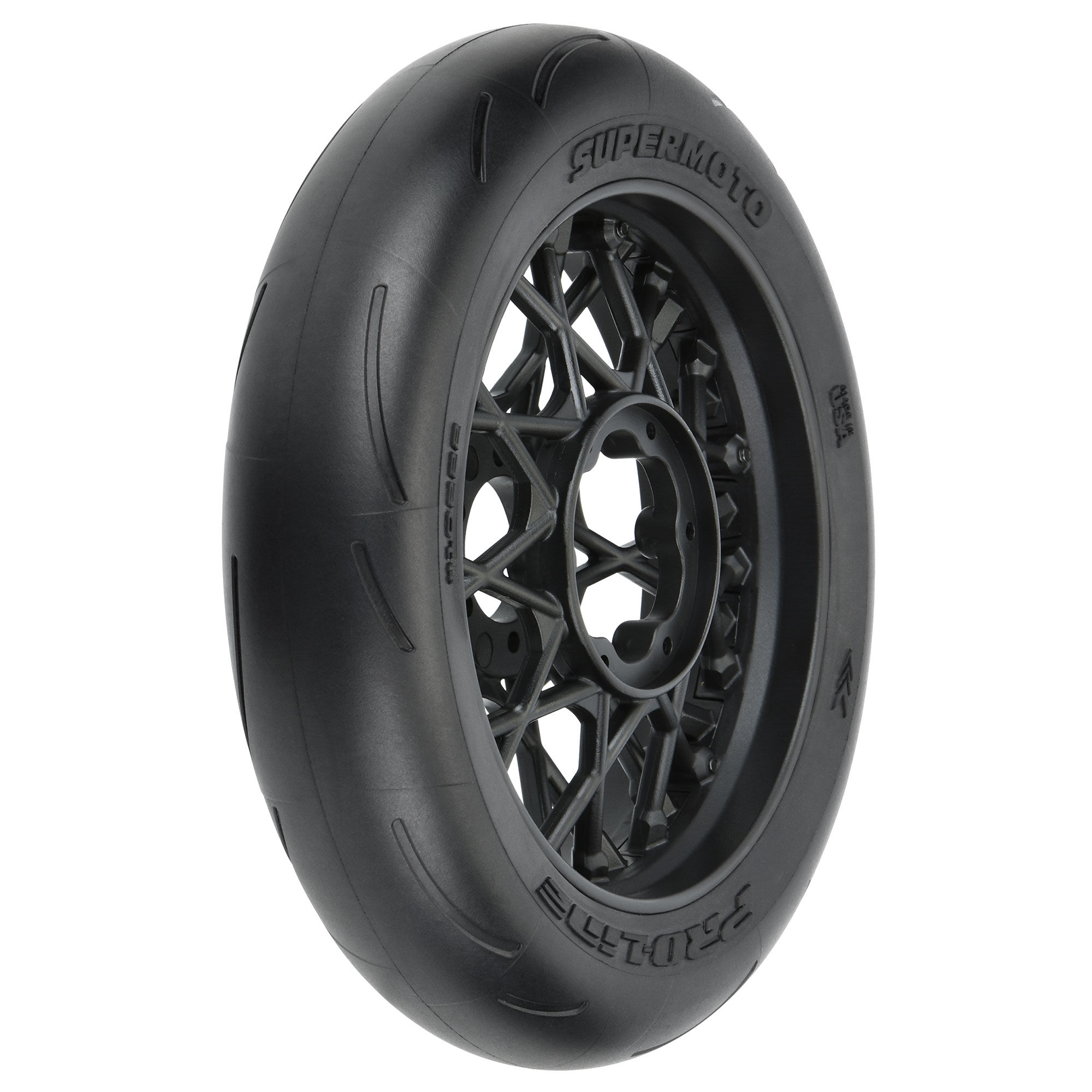Pro-Line Racing 1/4 Supermoto S3 Motorcycle Front Tire MTD Black