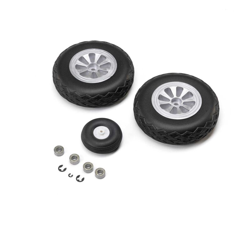 E-flite Soft Wheel Set: P-51D Mustang Big Beautiful Doll 1.5m