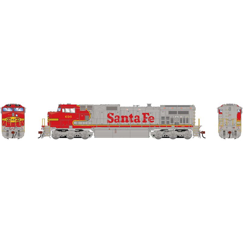 HO GEN Dash 9-44CW Locomotive, ATSF #616 HO GEN Dash 9-44CW Locomotive, ATSF #616