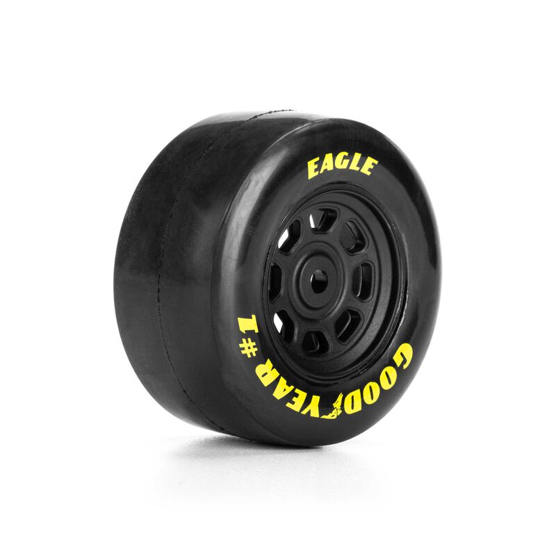 Losi Goodyear Eagle Gen 4, Mounted Tires, Stock (4): NASCAR GROM