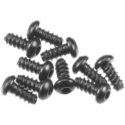 Hex Socket Tapping Button Hd M2.6x6mm Blk (10) Hex Socket Tapping Button Hd M2.6x6mm Blk (10)