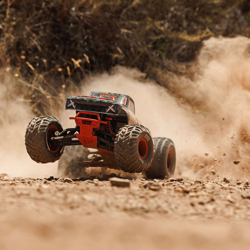 [���ܼ�] ARA3537T1 [ARRMA] 1/10 QUAKE 223S DSC 2WD RTR Brushless Monster Truck, Red