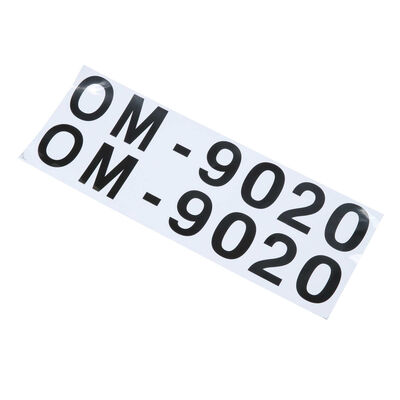 Decal Sheet: Bergfalke 3.3m EP Glider ARF 129.9" Decal Sheet: Bergfalke 3.3m EP Glider ARF 129.9"