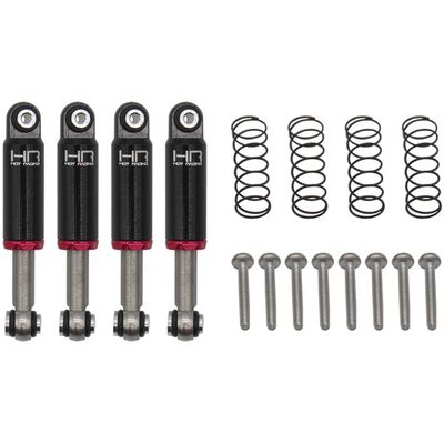 Black Internal Spring Air Shocks, 32mm (4): SCX24 Black Internal Spring Air Shocks, 32mm (4): SCX24