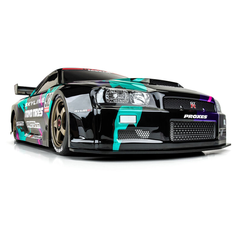 1/7 2002 �ֻ� ��ī�̶��� GT-R R34 Ŭ���� �ٵ�: ARRMA Infraction