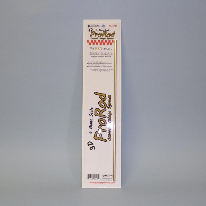 12" Gold Aliminum Pro Rod Tube