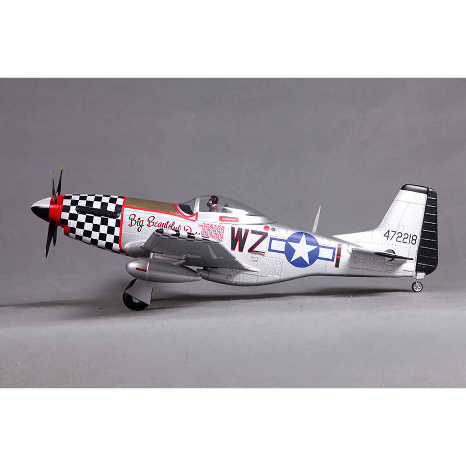 Fuselage for RC Airplane FMS P-51D Big Beautiful Doll 800mm Warbirds Spare Parts 