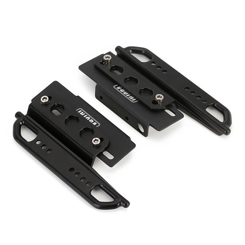 INJORA Aluminum Rock Slider Set, 1/24 Axial SCX24 JLU/ Deadbolt/ Bronco