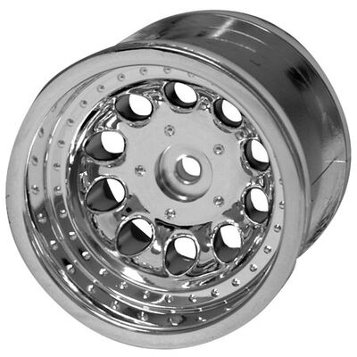 1/10 Revolver Rear 2.2 Wheels, 12mm Hex, Chrome (2): Traxxas Nitro 1/10 Revolver Rear 2.2 Wheels, 12mm Hex, Chrome (2): Traxxas Nitro