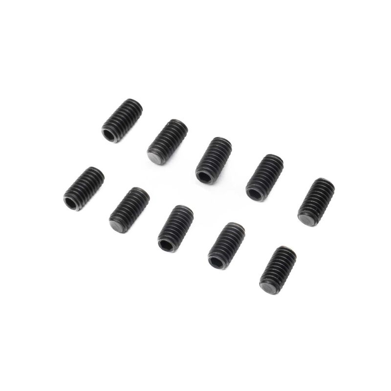 Set Screw, M4 x 8mm Cup Point, STL (10)